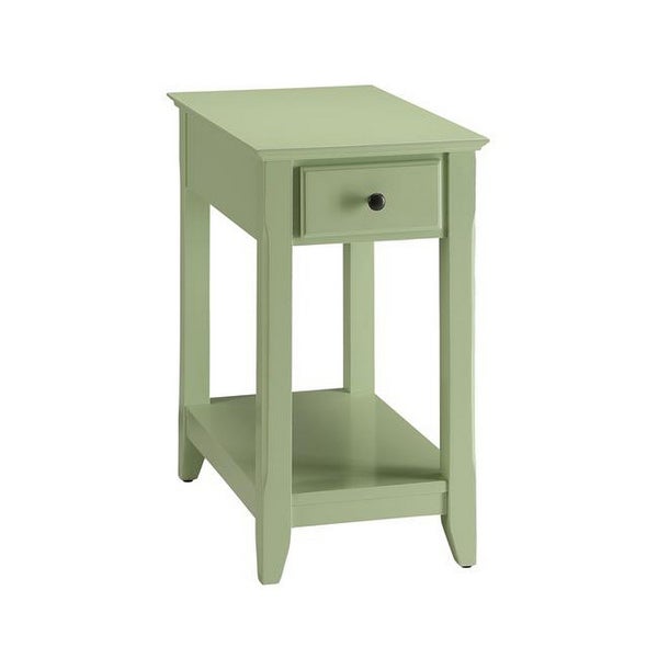 Amiable Side Table， Light Green