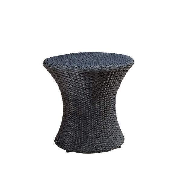 Adriana Outdoor Boho Wicker Accent Table by Christopher Knight Home