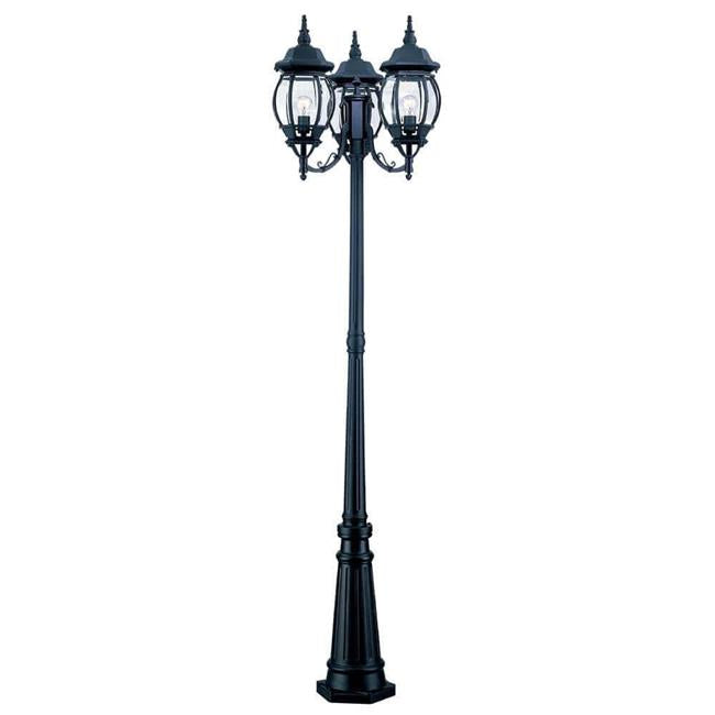 Acclaim Lighting 5157BK Chateau 4-Light Matte Black Post Mount Light