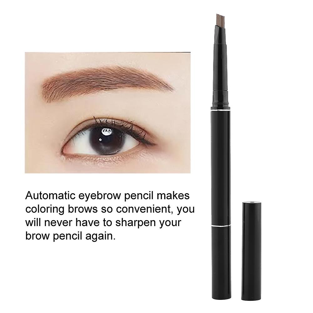 Eyebrow Pencil 2 Packs， Waterproof Smudge-proof Brow Pencil With Brow Brush.(middle Brown)