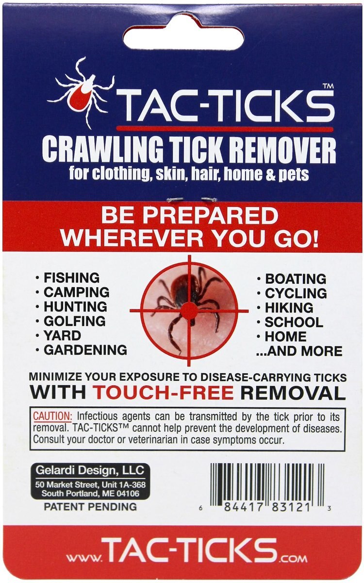 Tac-Ticks Crawling Tick Remover， 6 count