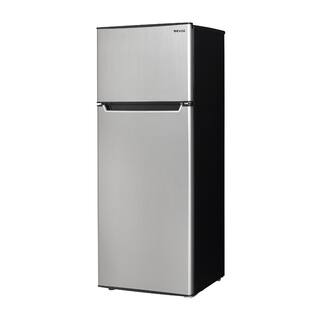 Bevoi 7.1 cu. ft. Freestanding Standard Top Freezer Refrigerator in Stainless Steel BVIREF7SS