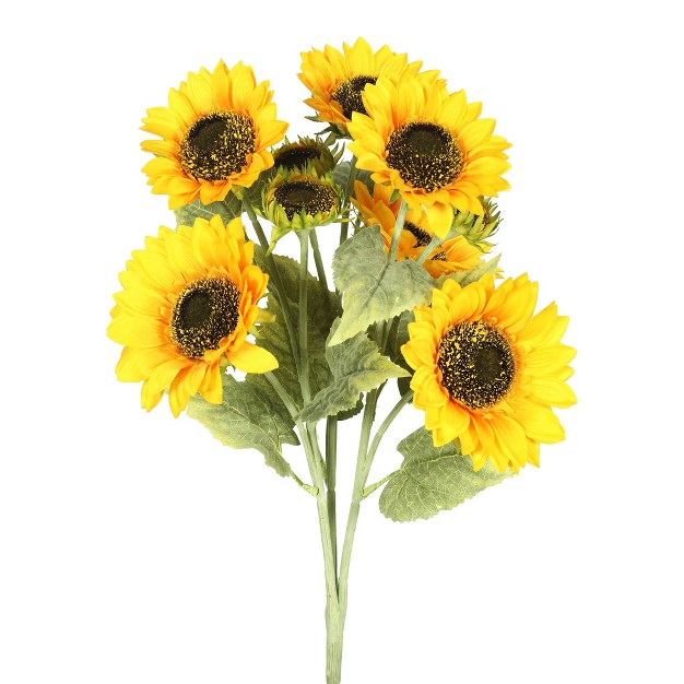 Artificial Yellow Sunflower Bush