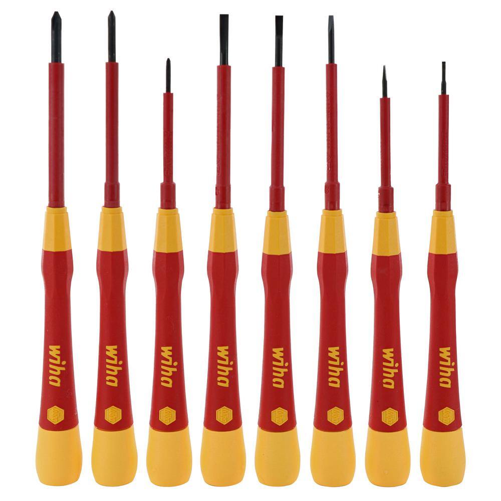 Wiha 8-Piece Insulated PicoFinish Screwdriver Set 32088