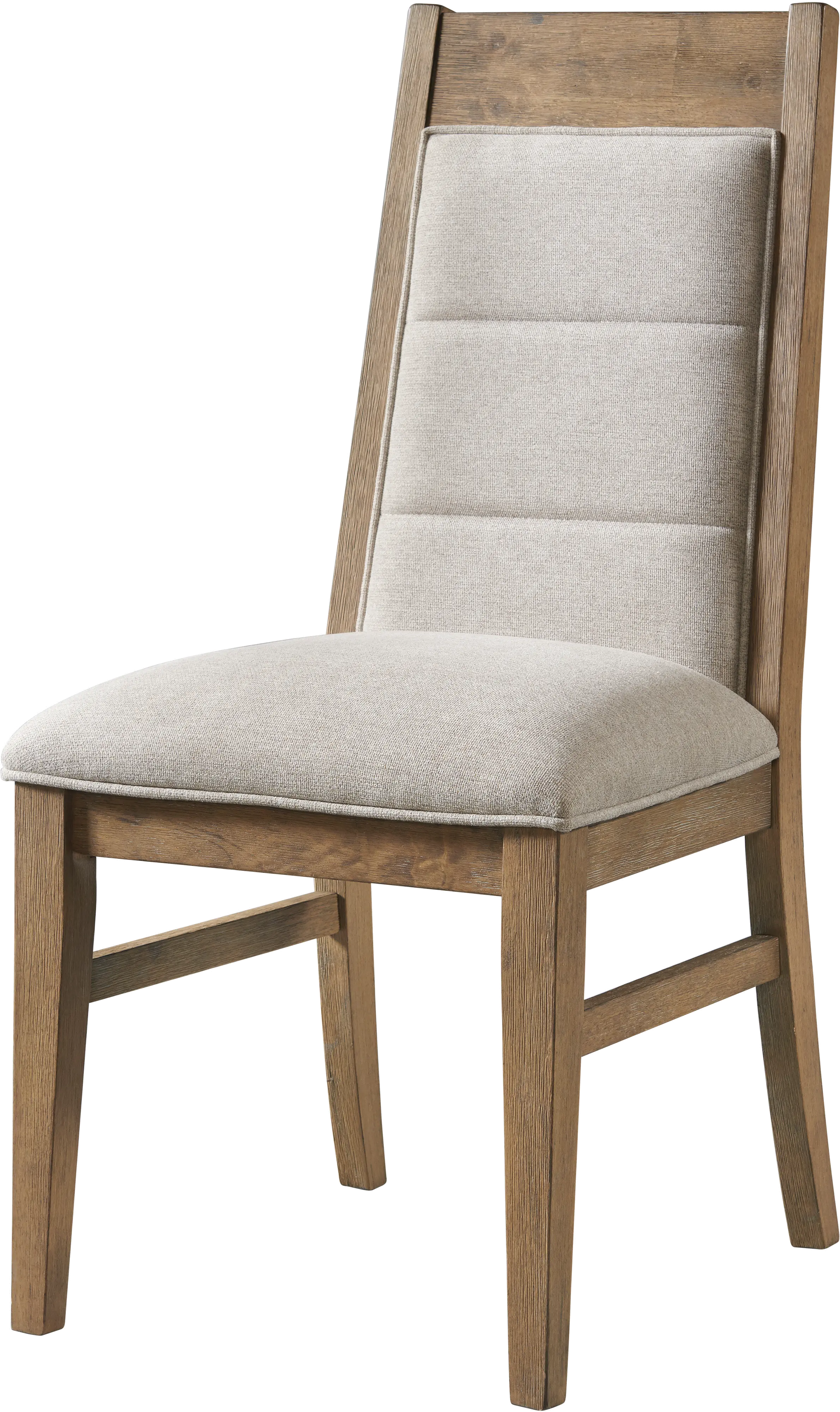 Loft Harbor Weathered Oak Upholstered Dining Chair