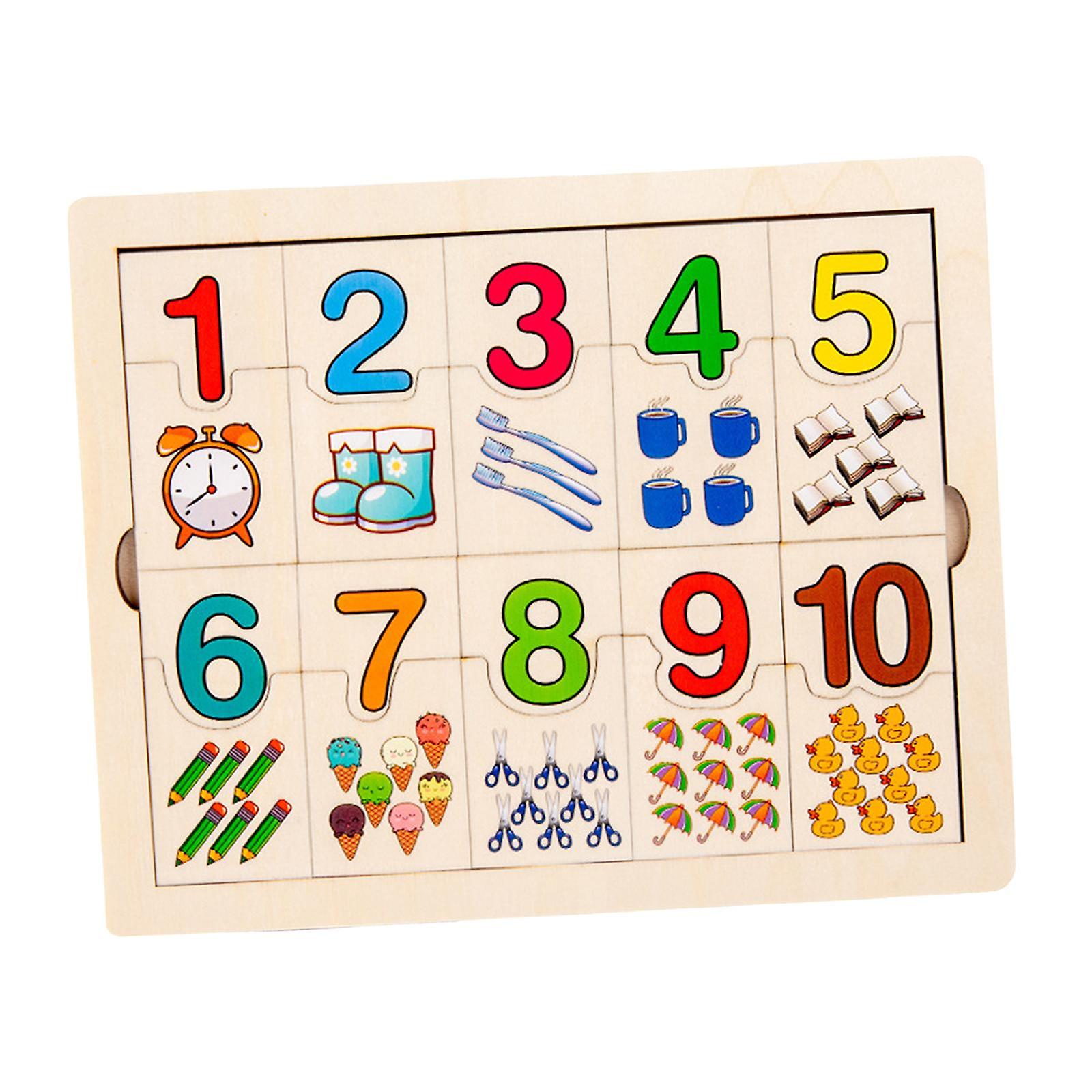 Digital Learning Puzzle Board Number Matching Puzzle Board For Children Boys