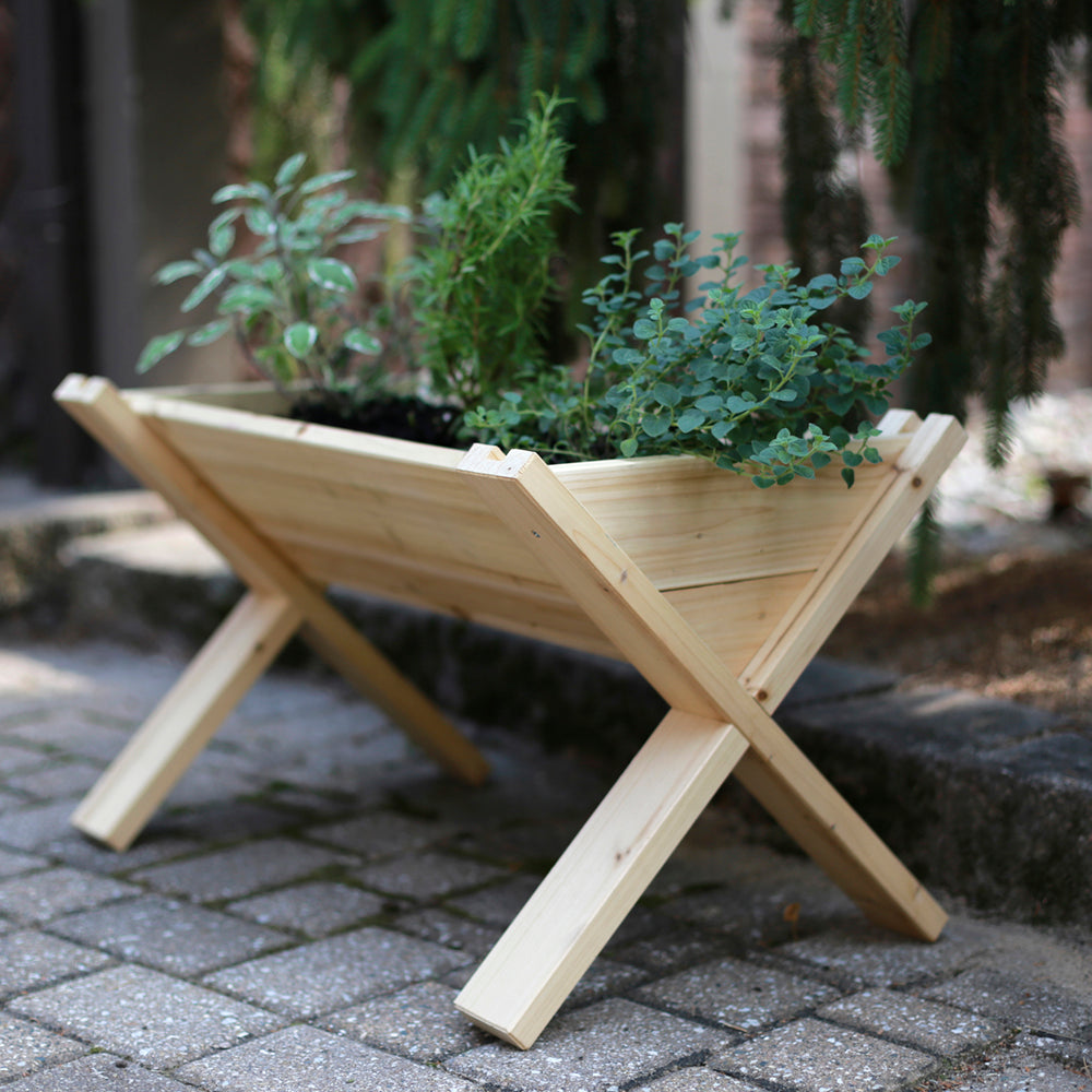 Outdoor Essentials Cedar Wedge Herb Planter