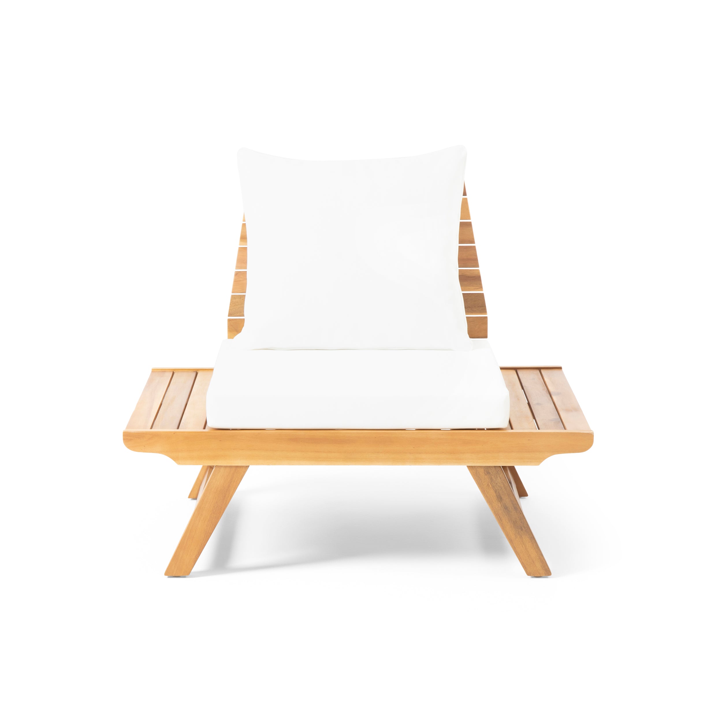 Kaiya Outdoor Acacia Wood 6 Seater Chat Set