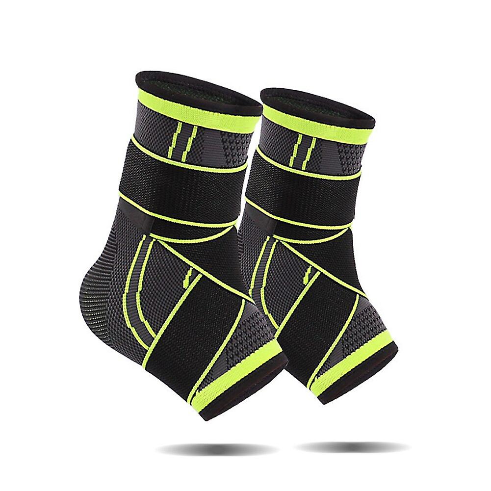 Basketball Ankle Brace Breathable Lightweight Sleeves Support Double Strap Nylon