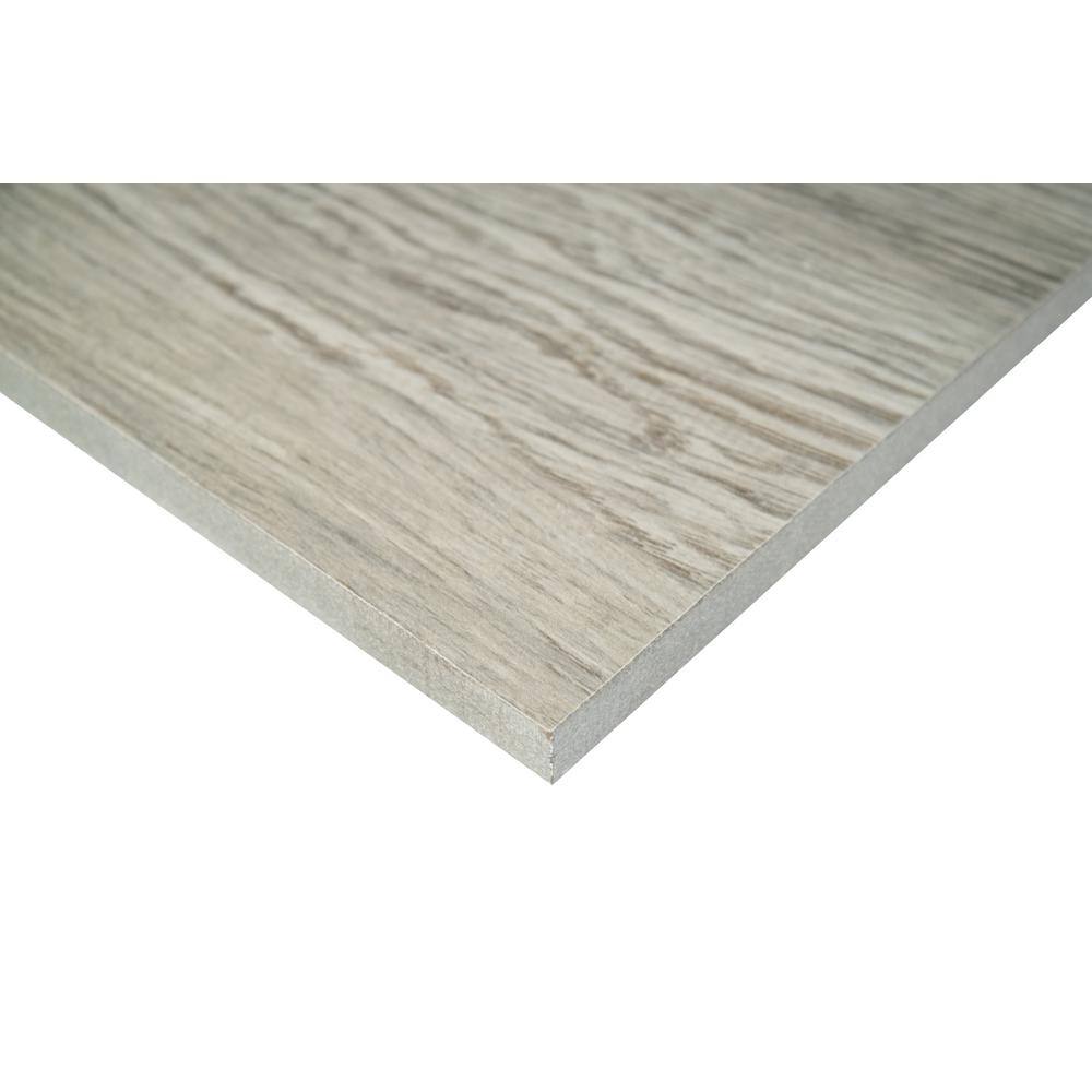 MSI 12 in. x 48 in. Lukas Gray Porcelain Paver Tile Grey (8 sq. ft.Case) LHDPAVLGRE1248C