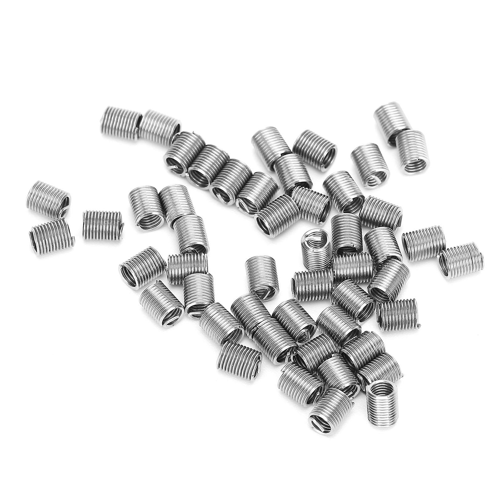 50pcs Wire Thread Insert M3.5 X 0.6 Threaded Protection Socket Screw Bushing Repair Nut2.5d