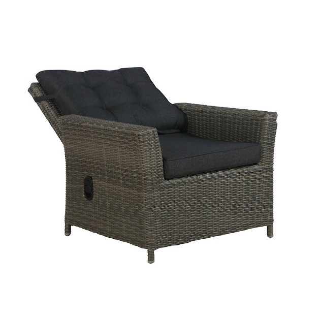 Ottoman Patio Seating Set Gray Alaterre Furniture