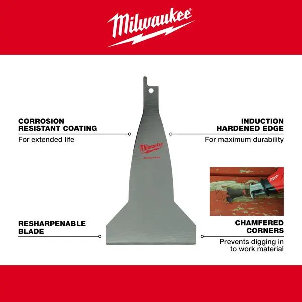 Milwaukee 3 Scraper Blade