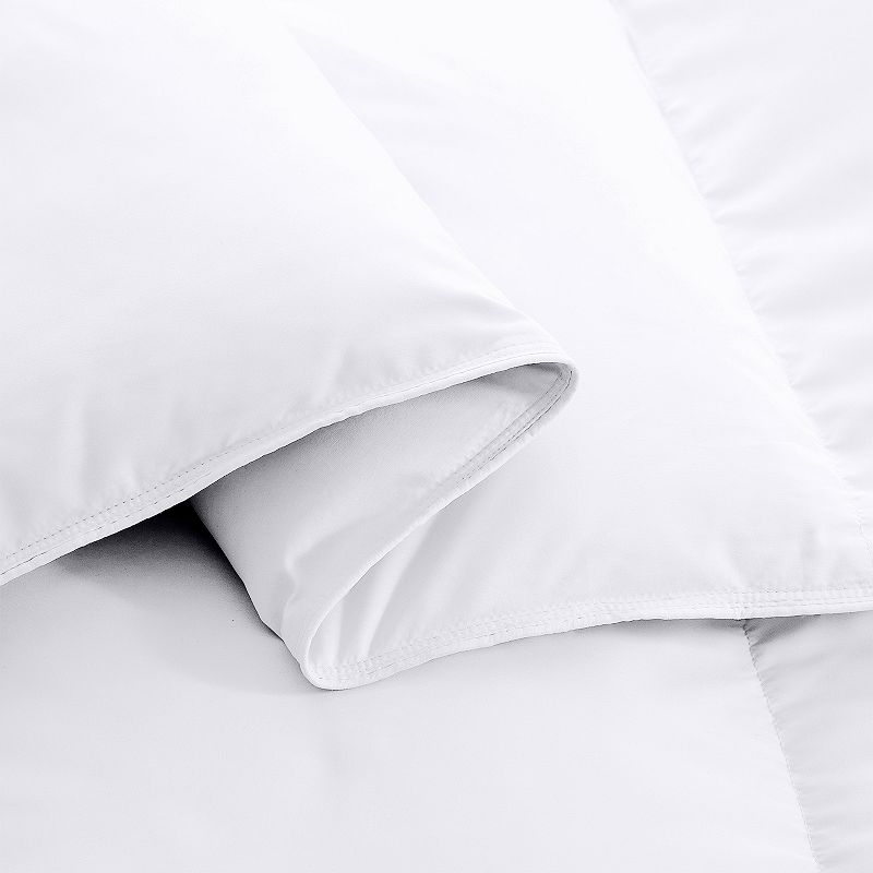 Unikome Premium 360 Thread Count White Goose Feather Fiber and Down Comforter -Luxury Hotel Collection All Seasons Warmth