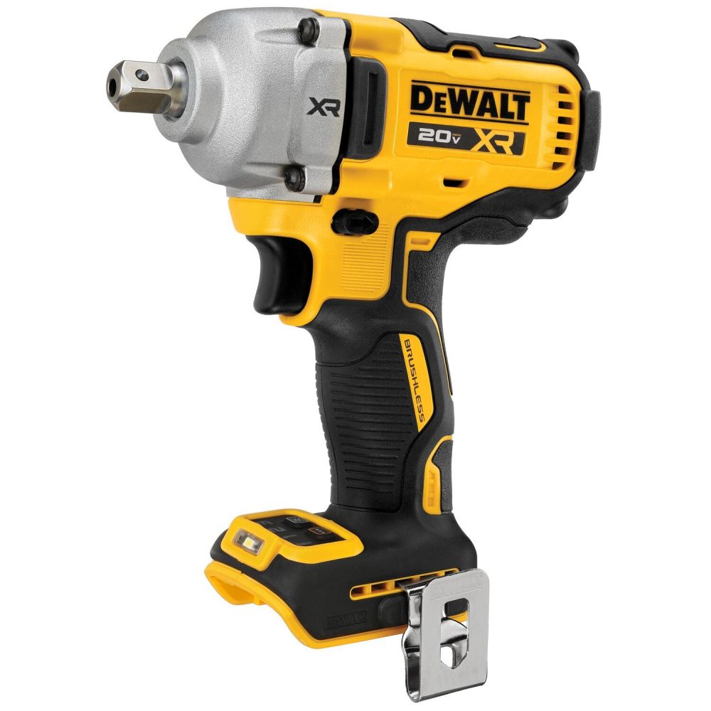 DEWALT 20V MAX XR 1/2 Mid Range Impact Wrench with Detent Pin Anvil Bare Tool