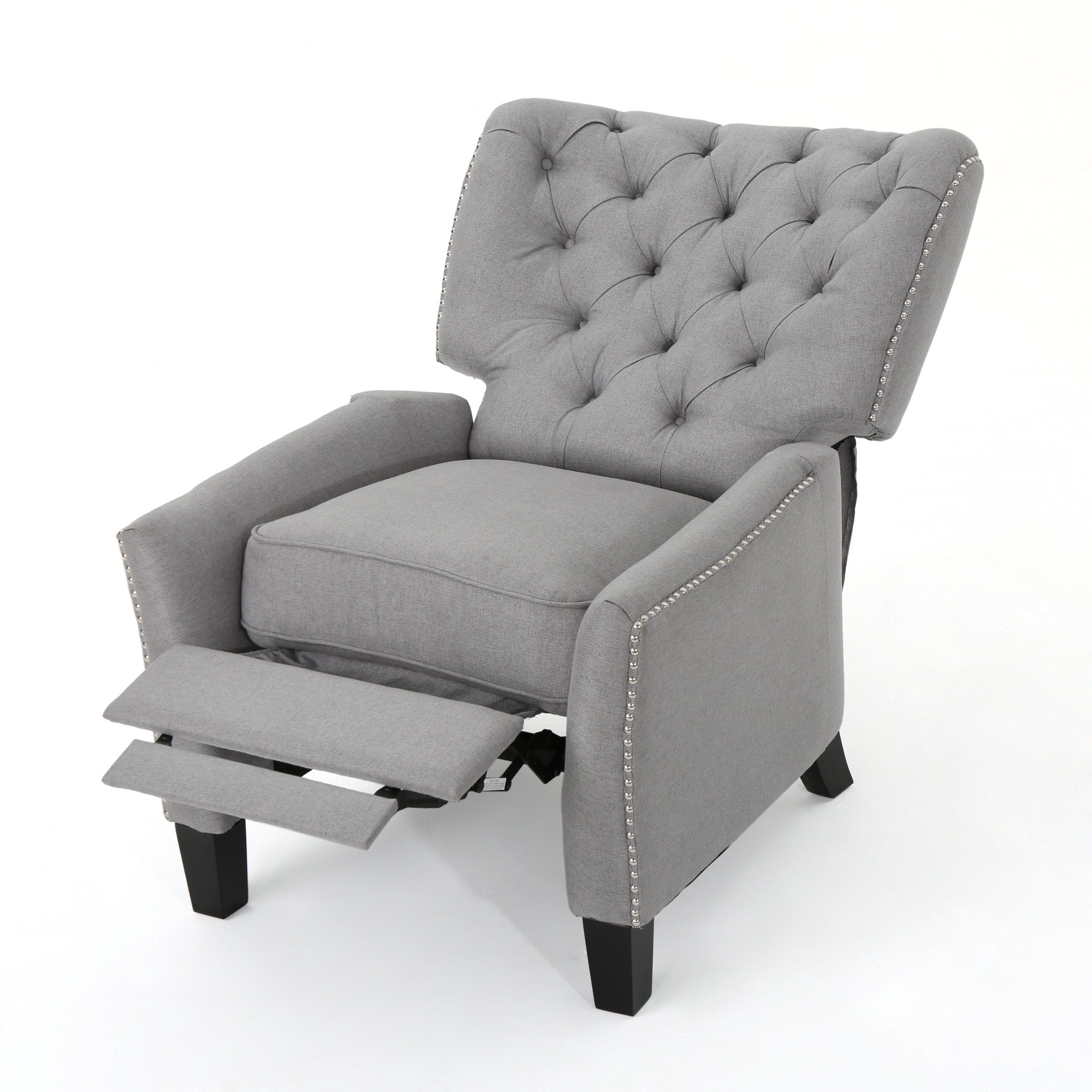 Carlyle Tufted Back Fabric Recliner Armchair