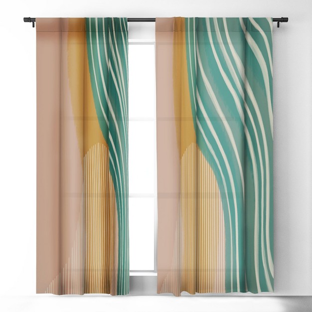 1pc Blackout Window Curtain Panel Deny Designs