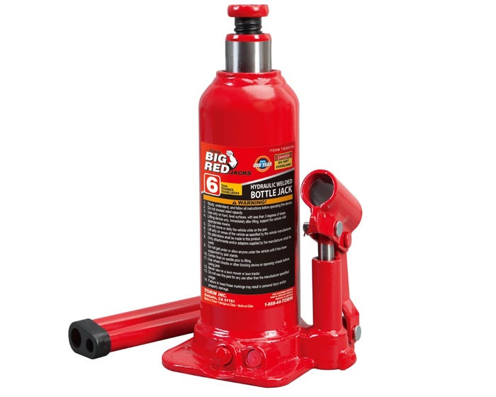 Big Red 6-Ton Welded Bottle Jack - T90603B