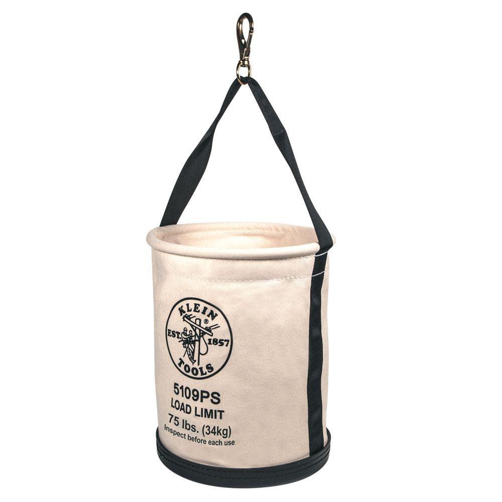 Wide Straight Wall Bucket w/Pocket ;