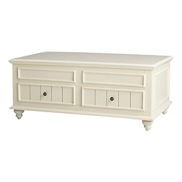 Natesa Coffee Table White Washed Acme Furniture