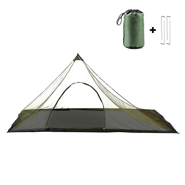 Ultralight Mesh Tent Portable Backpacking Mountaineering Trekking Pole Tent Inner Mesh Waterproof Mosquito Repellent Mesh Net