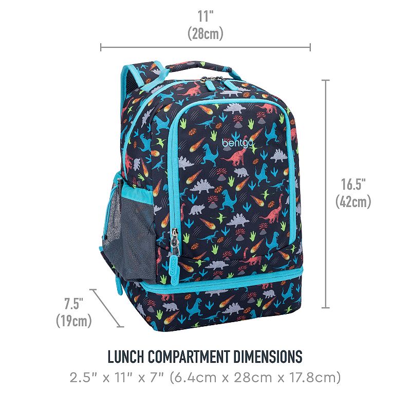 Bentgo Kids Prints 2-in-1 Backpack and Insulated Lunch Bag