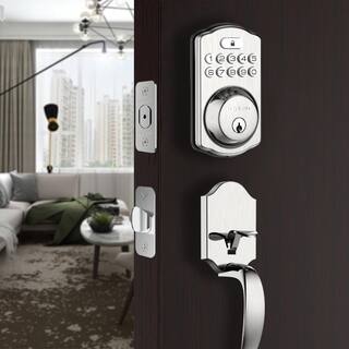 Defiant Single Cylinder Castle Electronic Keypad Deadbolt Satin Nickel KS01-SN