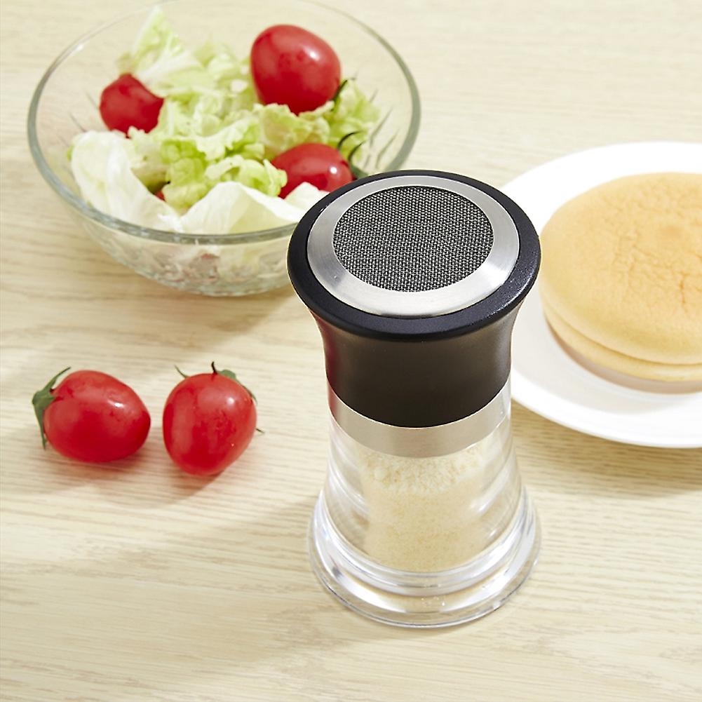 Stainless Steel Seasoning Jar Salt Pepper Seasoning Pot Bottle For Home Kitchen Bbq Use100ml