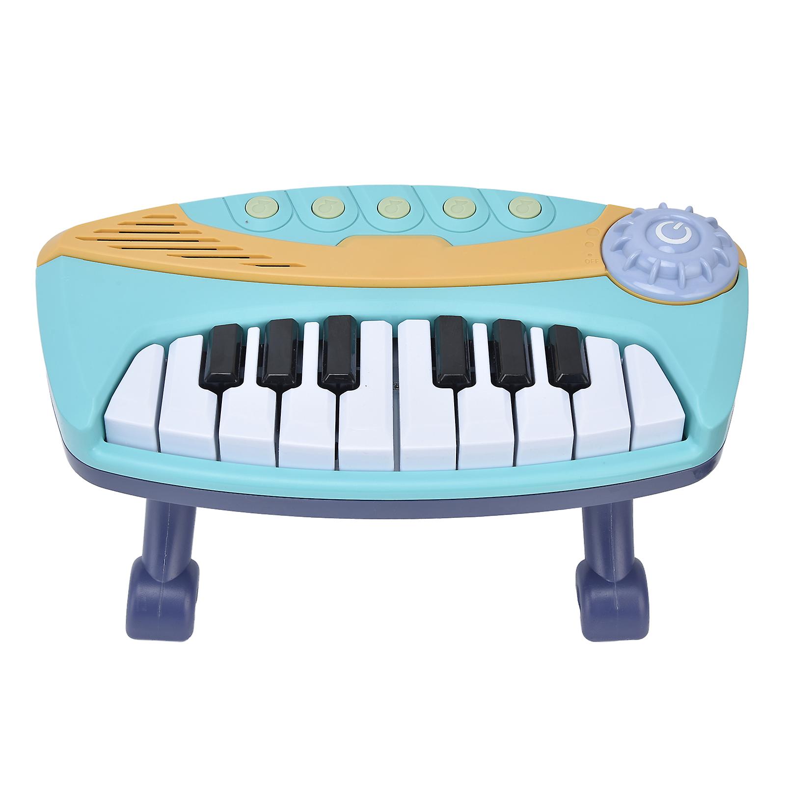 Baby Piano Toy Musical Piano Toys Educational Instruments With Light Sound For Infant Toddlersblue