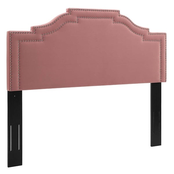 Lucia Twin Performance Velvet Headboard - - 33066608