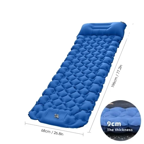 inflatable sleeping mat camping cot portable folding bed with mattress double mattress camping air self inflating sleeping pad