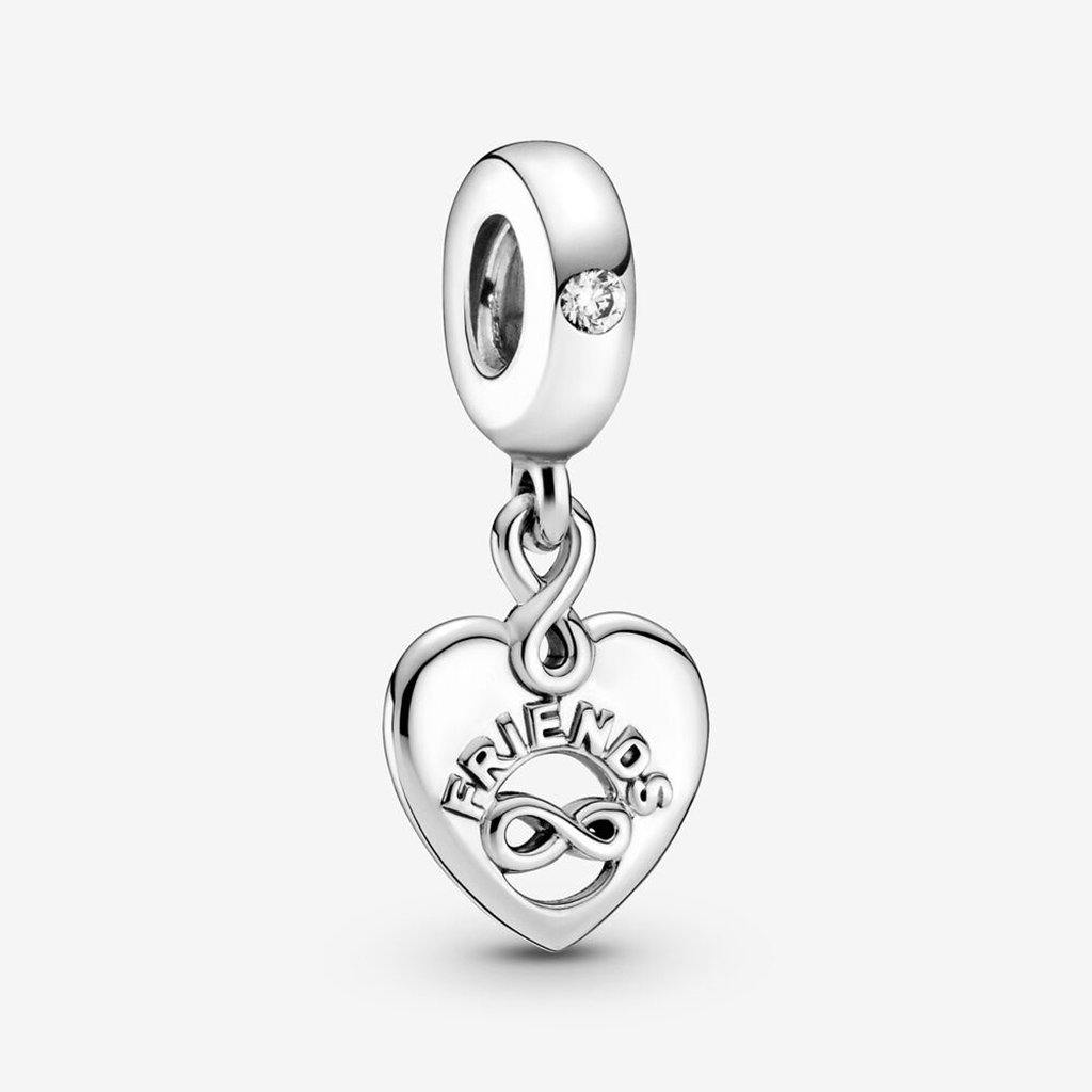 PANDORA  Friends Forever Heart Dangle Charm