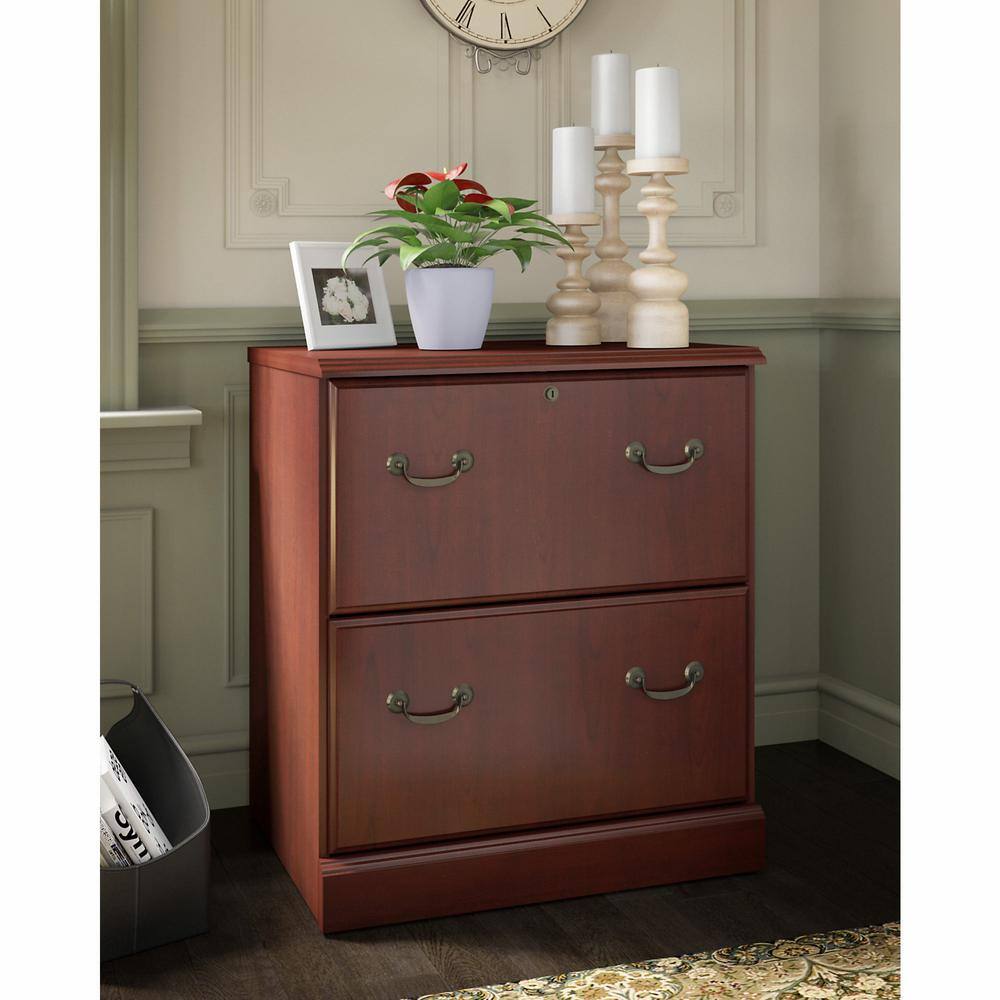 kathy ireland Bennington Harvest Cherry 2-Drawer Lateral File Cabinet WC65554-03