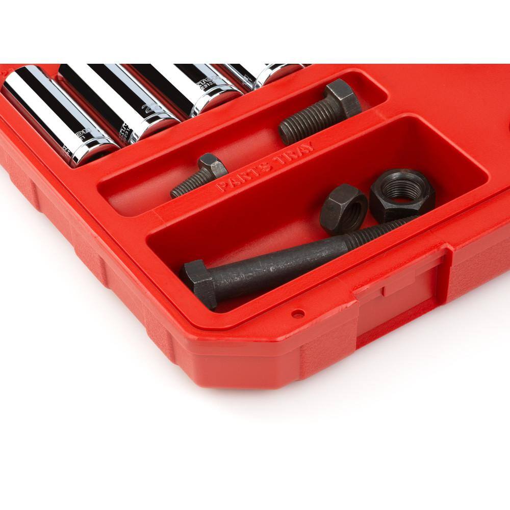 TEKTON SKT25201 1/2 in. Drive 6-Point Socket and Ratchet Set (52-Piece)