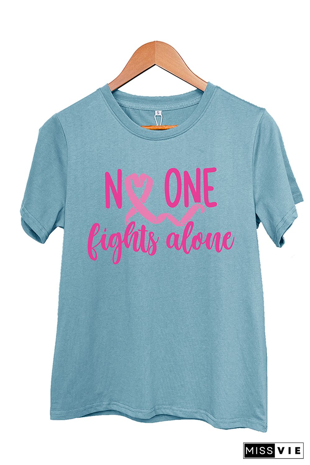 No One Fights Alone Graphic Tee Wholesale