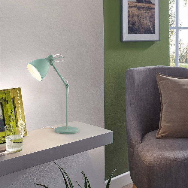 1 light Priddy p Desk Lamp Pastel Green Eglo