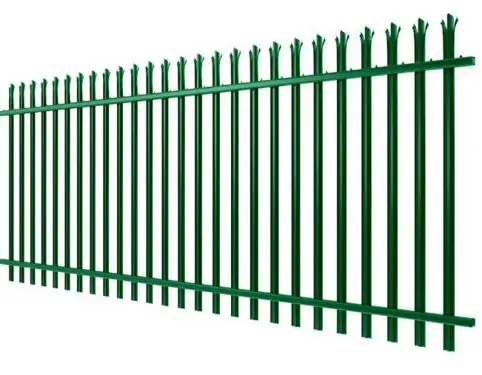 High quality low price European style Guardrail Palisade European Style PVC Coated Metal Palisade Fence Panels for Road for sale