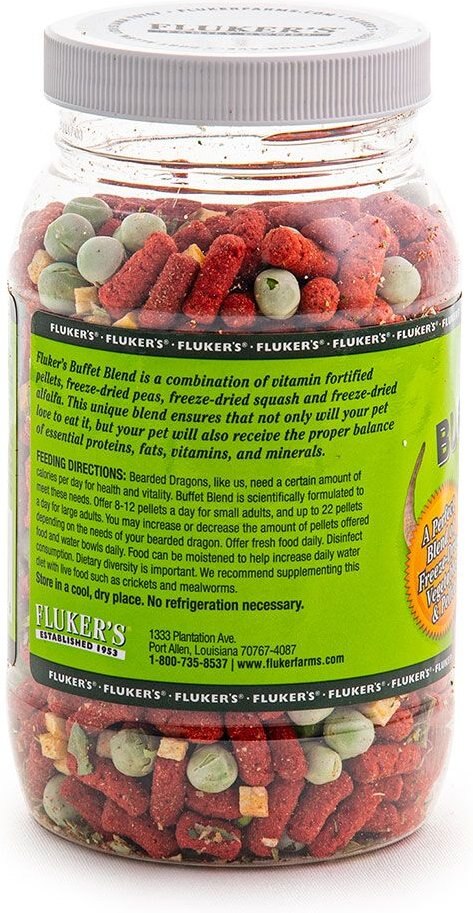 Fluker's Buffet Blend Veggie Variety Adult Bearded Dragon Food