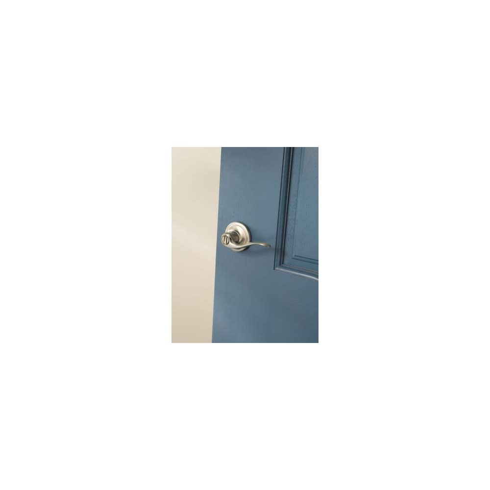 Satin Nickel Bed/Bath Tustin Privacy Door Lever ;