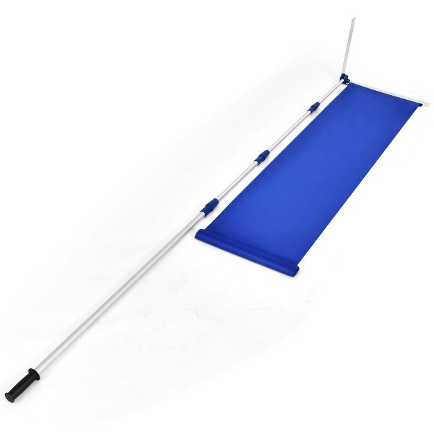 Costway 21ft Roof Snow Rake Removal Tool Lightweight W Adjustable Telescoping Handle