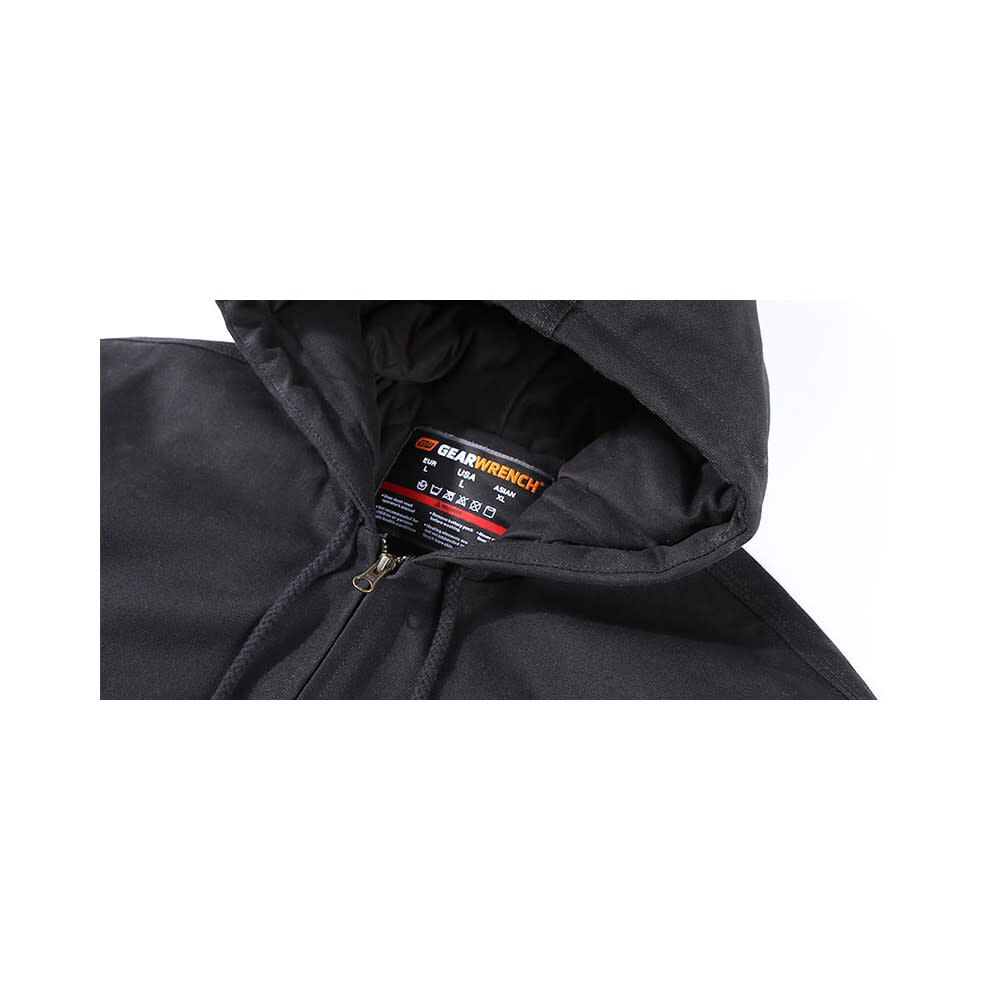 GEARWRENCH Mens Black Heated Canvas Jacket Kit 3X GMJC-03A-BK08 from GEARWRENCH