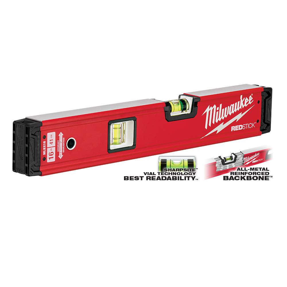 16 In. REDSTICK™ Box Level ;