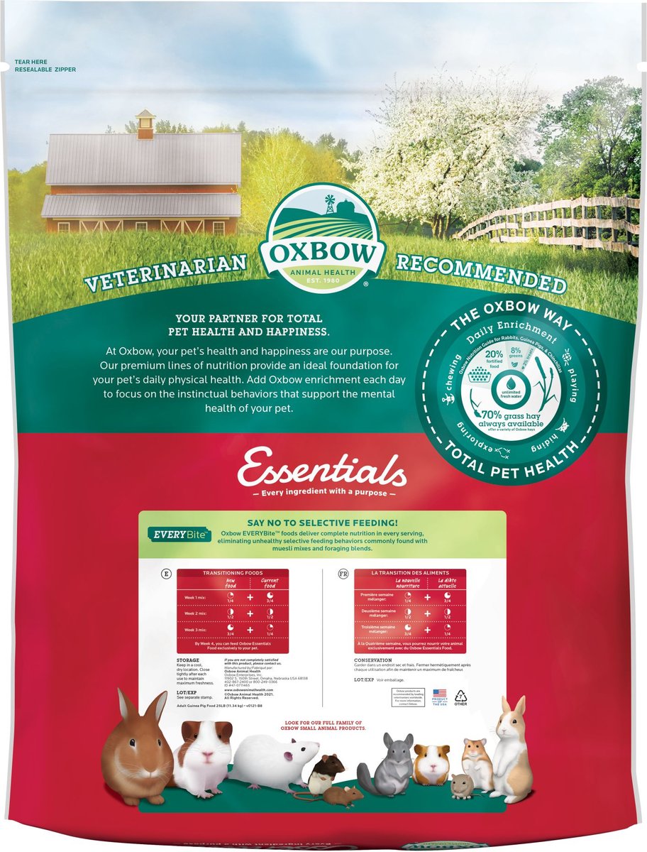 Oxbow Essentials Cavy Cuisine Adult Guinea Pig Food