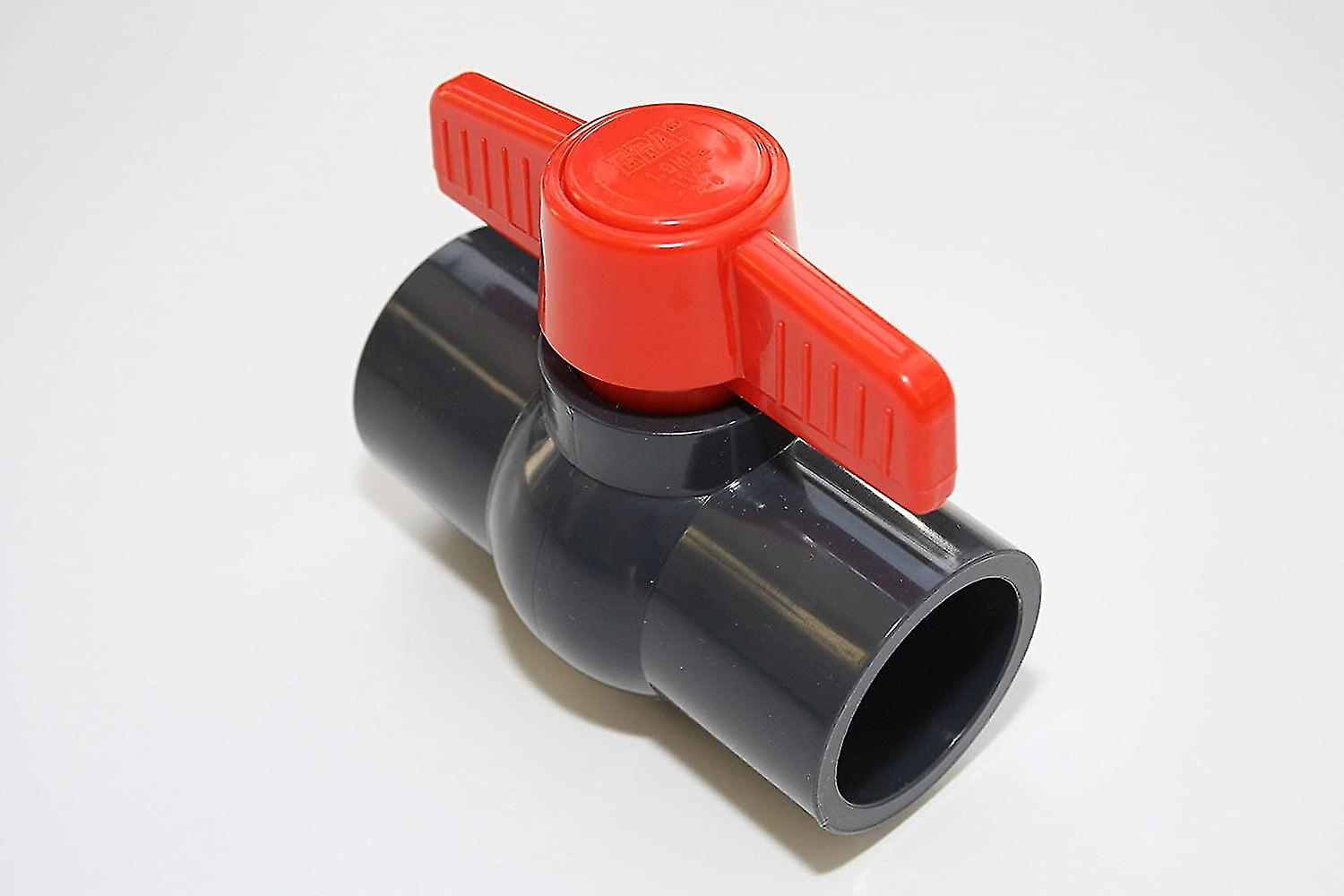 Ball Valve 50 Mm With 2 Adhesive Sleeves 1 1/2