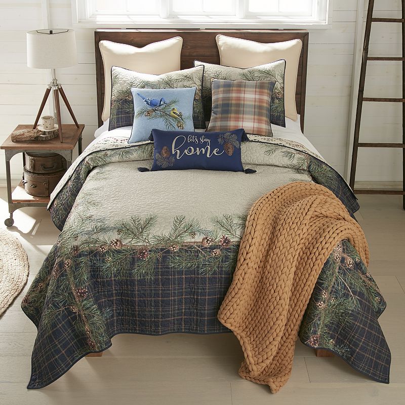 Donna Sharp Pine Boughs Quilt Set with Shams