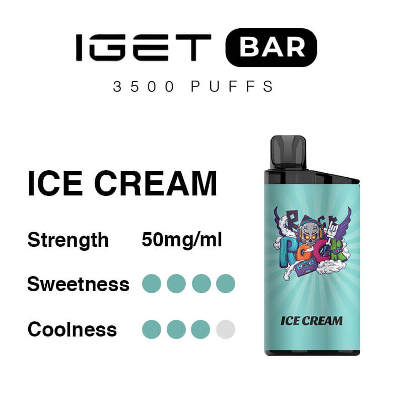Ice Cream – IGET Bar 3500 Puffs