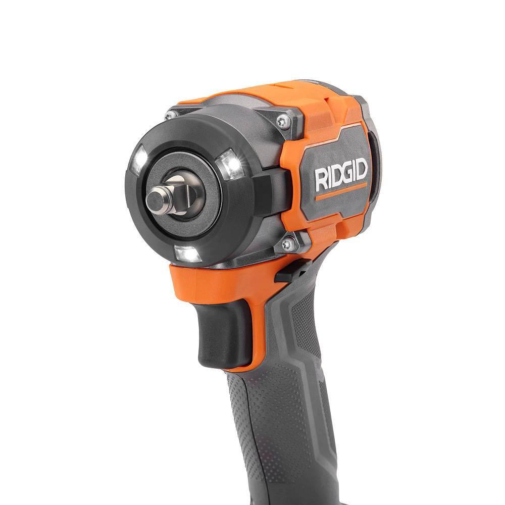 RIDGID 18V SubCompact Brushless Cordless 38 in. Impact Wrench (Tool Only) R872071B