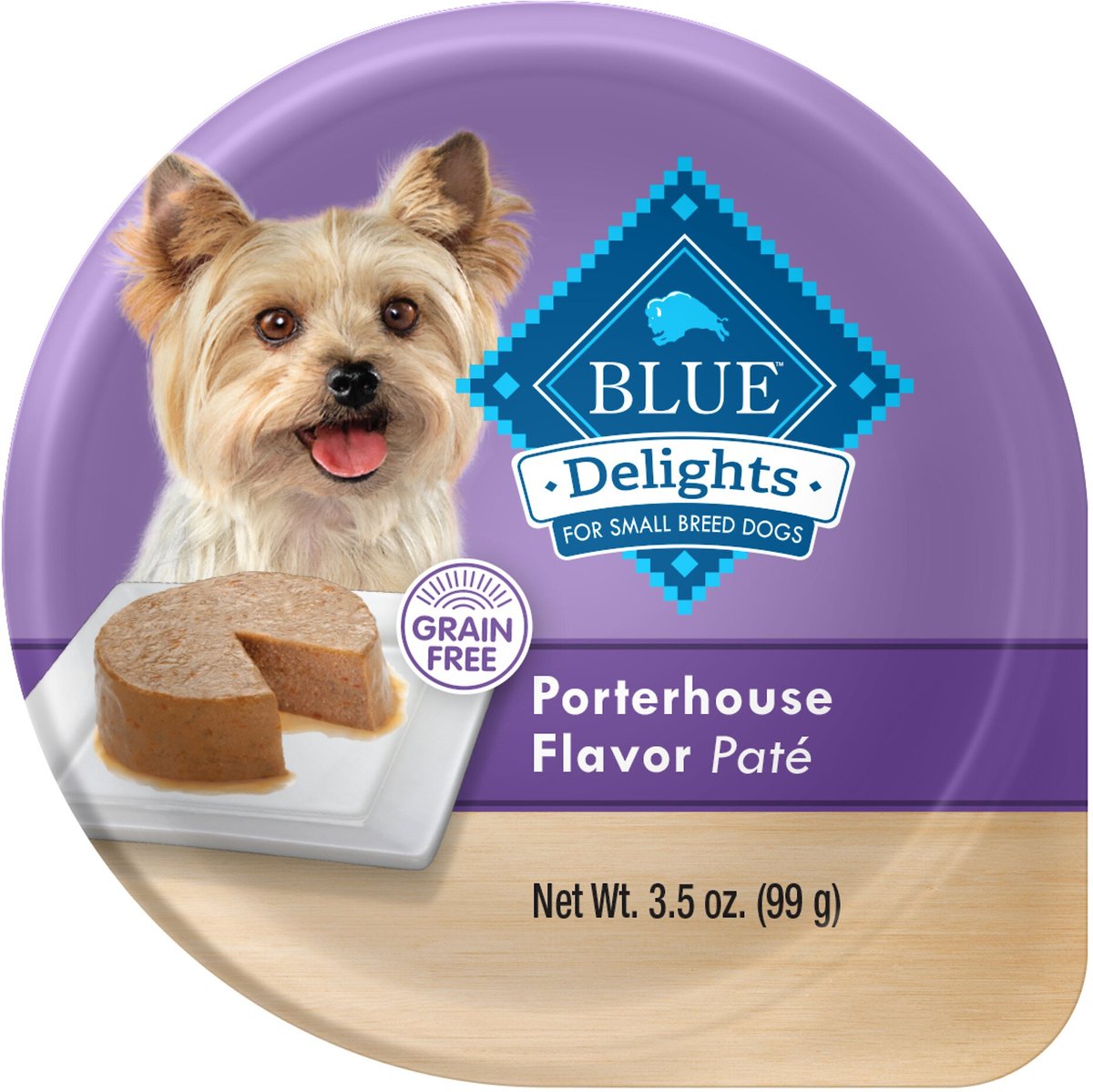 Blue Buffalo Divine Delights Porterhouse Flavor Pate Dog Food Trays