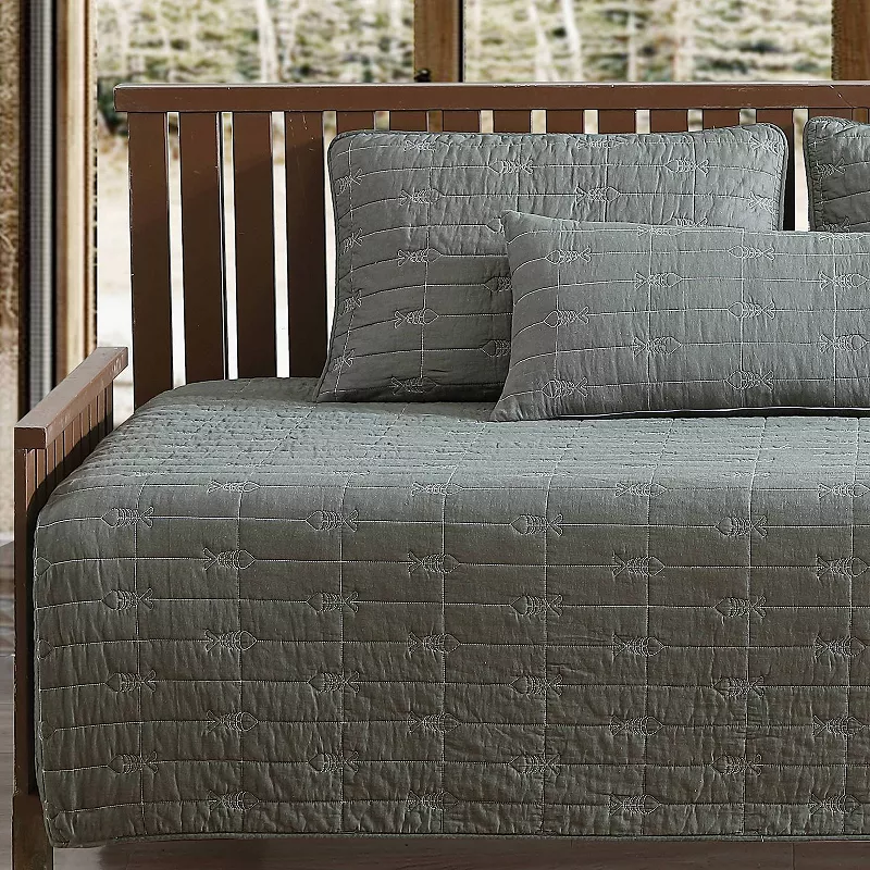 Eddie Bauer Troutdale Solid Daybed Quilt Set with Shams