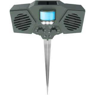 HOONT Solar Powered Motion Activated Ultrasonic Deer and Pest Repeller CY- H922